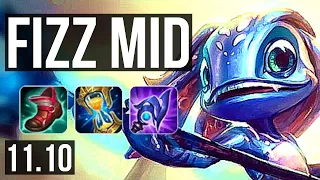 FIZZ vs GWEN (MID) | 7/1/6, 1.8M mastery, 600+ games | EUW Diamond | v11.10