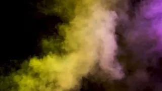 무료 스톡 영상_Beautiful Colorful Abstract Smoke Clouds Over a Black Background Video