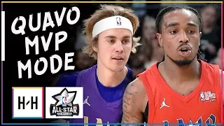 Migos Quavo MVP Full Highlights at 2018 All-Star Celebrity Game - 19 Points, DAT WAY!