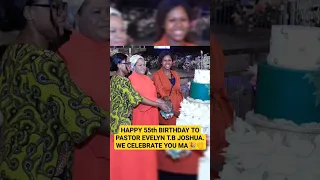 HAPPY 55TH BIRTHDAY TO PST EVELYN JOSHUA. THE WIFE OF PROPHET T.B JOSHUA.🎉 #shorts #viral #scoan