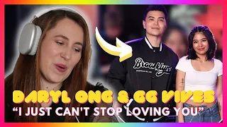 Gigi Vibes ft. Daryl Ong "I Just Can't Stop Loving You" | Mireia Estefano Reaction Video