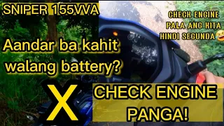 Sniper 155VVA aandar ba kahit walang battery? X Check Engine Problem