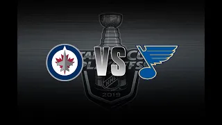 2019 Stanley Cup Playoffs Round 1 - St. Louis Blues vs. Winnipeg Jets