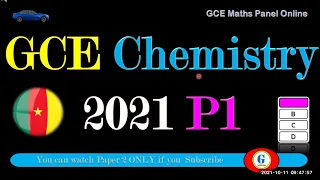 GCE O Level Chemistry June 2021 Paper 1 and Paper 2 Corrections | GCE Maths Panel