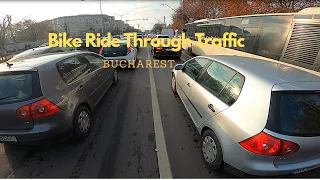 Bike Ride Through Bucharest Traffic