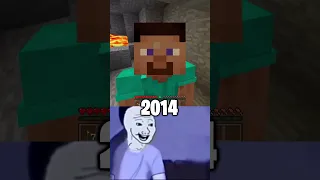 Minecraft: 2014 vs 2023 🥺 #shorts