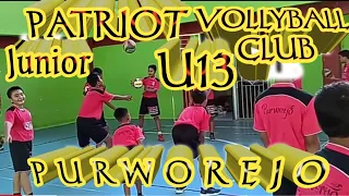 PELATIHAN CLUB BOLA VOLI Under U13 Putra Putri//PATRIOT VOLLYBALL CLUB