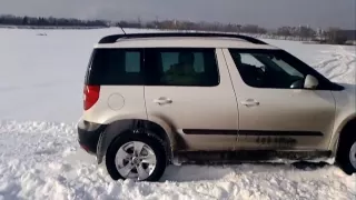 покатухи Skoda Yeti и GLK