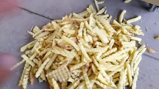 Wavy Chips & Crinkle Fries Cutting Machine Multifunction
