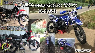 DT125 converted to Yz125 BodyKit