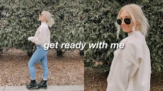 winter get ready with me!! *makeup, hair, outfit*