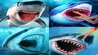 Hungry Shark World - Robot Shark Unlocked - All 39 Sharks Unlocked Hack Gems Coins Mod