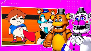 FNAF Animations REACT with Freddy and Funtime Freddy