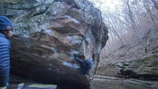 Riverdance (V9) - Chattanooga Bouldering - Dayton Pocket