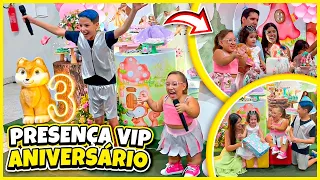 Maria Clara fez presença VIP no aniversário da Laura - Clau Santana e MC Divertida