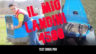 ECCO IL MIO LANDINI 4500 - TEST DRIVE E COMANDI - STORIA - VLOG - @landinitractors6860