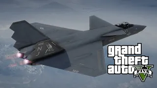 GTA V NATF-23 Stealth Fighter Jet  [MOD]