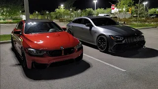 2016 BMW M4 Downpipes OTS E30 vs 2021 Mercedes GT63 S AMG Bolt Ons 93