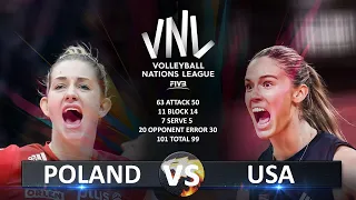 Poland vs USA | Bronze Medal Match | Women's VNL 2023