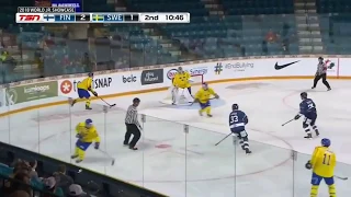 Emil Bemström Goal vs. Finland (2018 WJHC Summer Showcase)