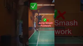 Badminton Jump Smash Do’s and don’ts ✅❌ #shorts
