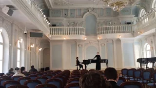 Part of vocal exam in Moscow conservatory