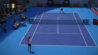 TopSpin 2K25 - Ben Shelton vs Matteo Berrettini - VERY HARD - Amsterdam - PS5 Gameplay