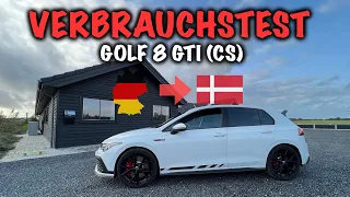 Golf 8 GTI Verbrauch Test & Reise VLOG #vw #gti #clubsport