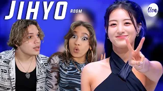 Very Impressed! Waleska & Efra react to JIHYO on It's Live |  KPOP Band LIVE Concert