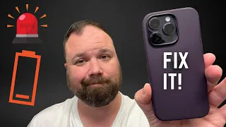 iPhone 14 Pro Battery Life Sucks! IMPROVE IT NOW!