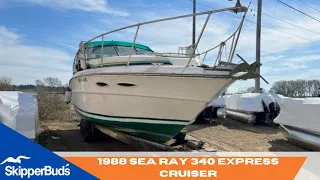 1988 Sea Ray 340 Sundancer Express Cruiser Tour SkipperBud's