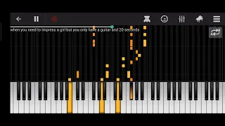[MIDI] When you need to impress a girl but you only have a guitar and 20 seconds