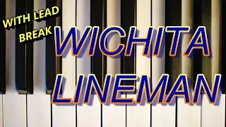 WICHITA LINEMAN - GLEN CAMPBELL (Piano Tutorial) Cover Song