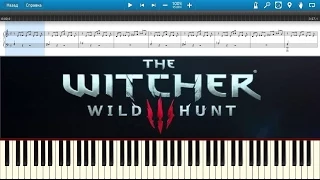 The Witcher 3: Wild Hunt - Hunt or be Hunted | Piano tutorial + NOTES