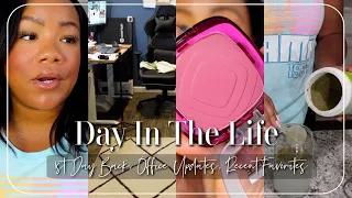 First Workday Back, Reorganizing The Office + New Treadmill, Recent Makeup Favorites | VLOG
