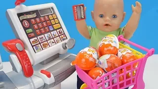 Покупаем Игрушки и Киндер Сюрпризы Как Мама и Беби Бон Ходили в Детский Магазин