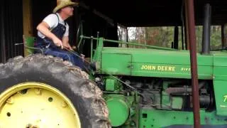 John Deere 55 70 Diesel startup