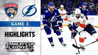 First Round, Gm 3: Panthers @ Lightning 5/20/21 | NHL Highlights