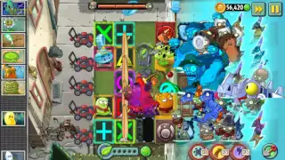 Plants vs Zombies 2 - All Plants vs Zombot Dinotronic Mechasaur