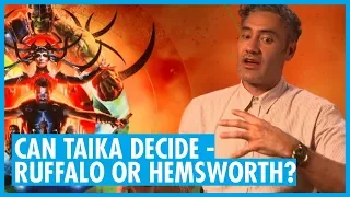 Taika Waititi On Chris Hemsworth VS Mark Ruffalo