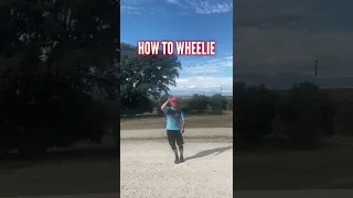 How To Wheelie #shorts