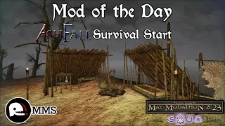 Morrowind Mod of the Day - AshFall Survival Start Showcase