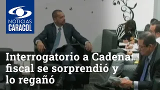 El video del interrogatorio a Diego Cadena: el fiscal se sorprendió y hasta lo regañó
