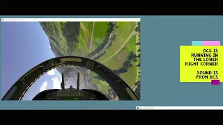 DCS for MSFS. Flying the DCS F-18 in Swiss Scenery from Flight Simulator 2020