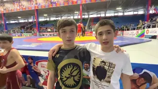 Финалисты Дагестана 2023 до 16 лет. 44 кг Хасулбек Темирсултанов и Ахмед Гаджиев.