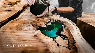 GEYSER LAKE made of epoxy? No, I'm for the classic ASMR wood