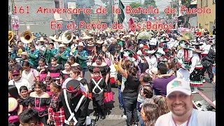 Representación de la Batalla de puebla 5 de mayo en el Peñón de los Baños edición 2023