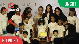 UNCUT - Aishwarya Rai bachchan | Celebrate Her Father's Birthday With Children Born With Clefts
