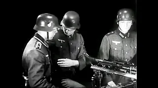 MG34 of the German Wehrmacht - Historical educational film from 1941 rare WW2 footage