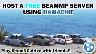 How to host a FREE BeamMP server using HAMACHI! (Play BeamNG With Friends For FREE!] (Tutorial)